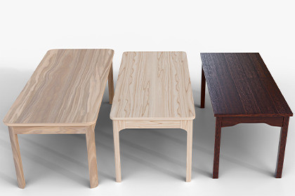 Wooden Table & Bench Set Pack 5
