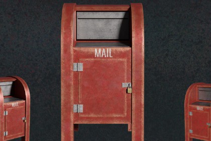 Letters Mailbox Series Parcel Courier Postal - G1 - N1