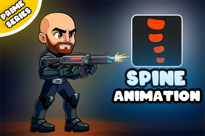 Ravex 2D Animated Spine Character(Prime Series)