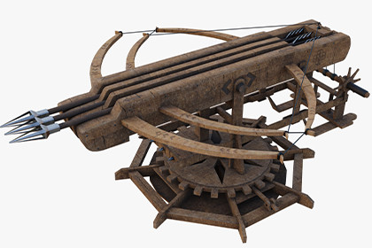 Ballista Wood Weapon URP HDRP Textures