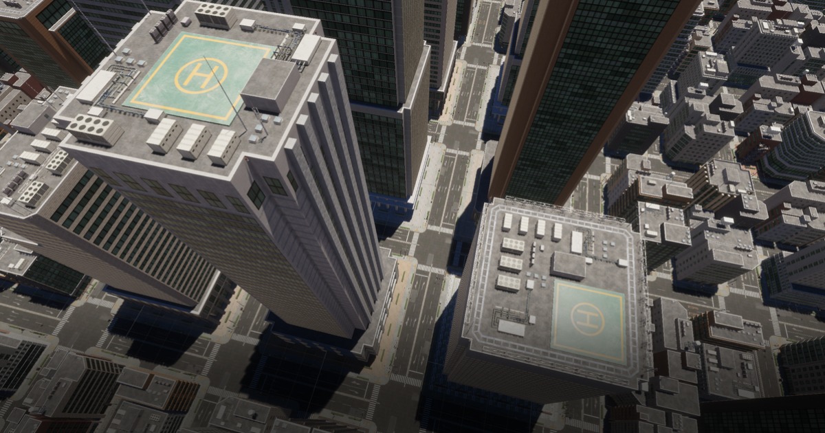 Japanese City Low | 3D 都市 | Unity Asset Store