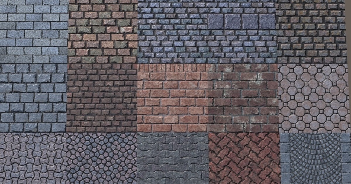 Material Brick Unity Brick Materials Vol.1 | 2D Brick | Unity Asset Store