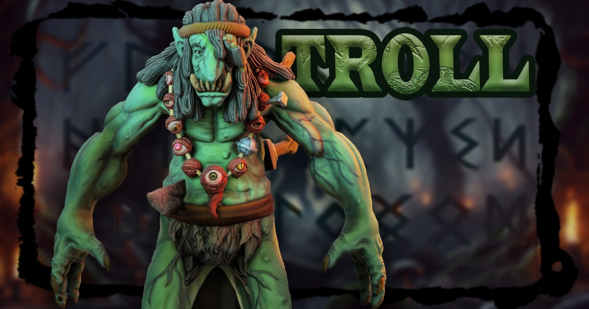 Stylized Troll | 3D Creatures | Unity Asset Store