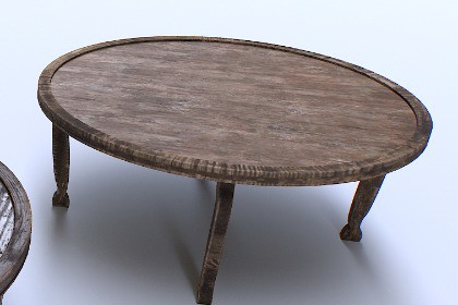 Old wooden table