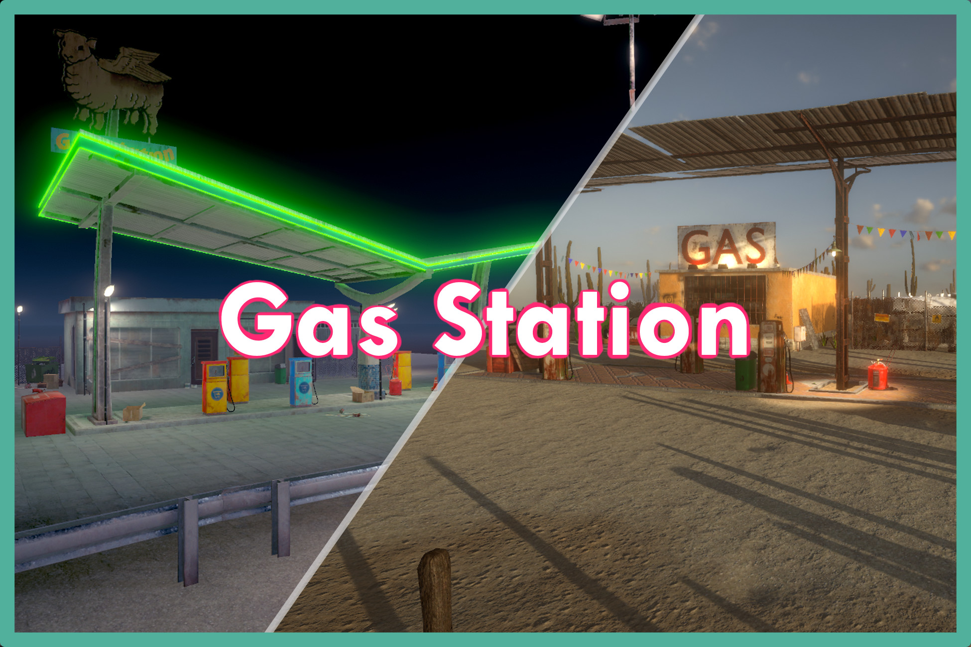Countryside gas station | 3D Environments | Unity Asset Store