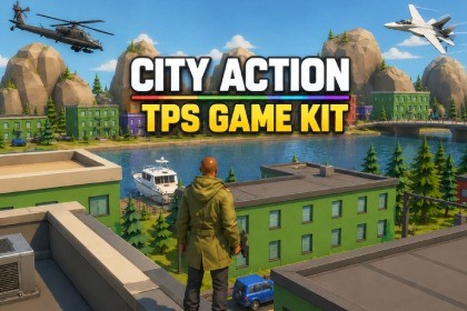 City Action TPS Game Kit for Mobile & PC