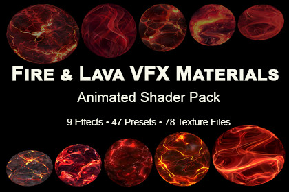 Fire & Lava VFX Materials - URP Shader Pack