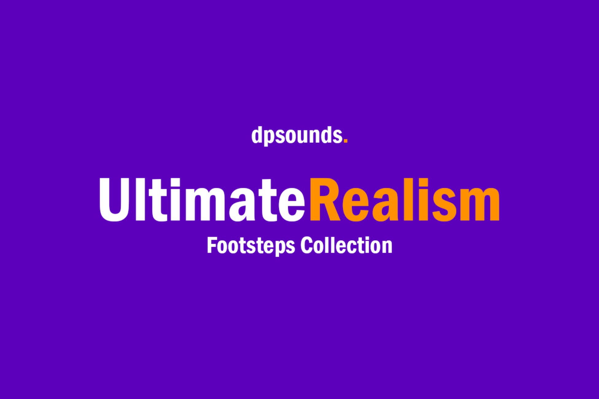 UltimateRealism Footsteps Collection | Foley Sound FX | Unity Asset Store