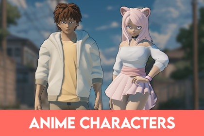 Stylized Anime Characters