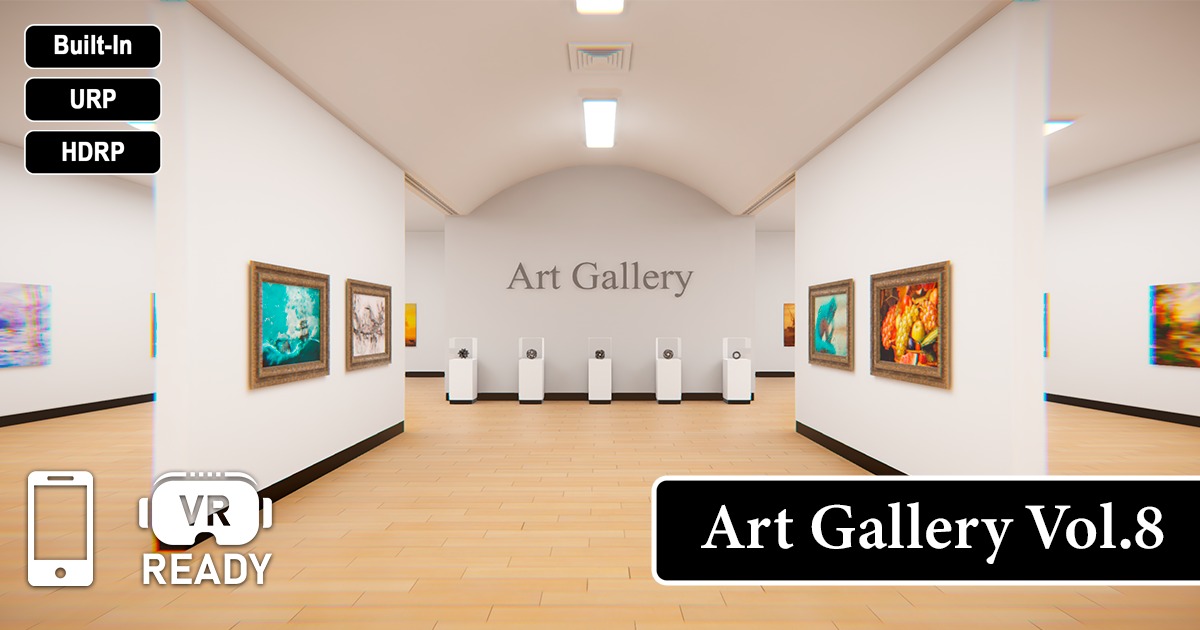 Unity Web Gallery Art Gallery Vol.8 | 3D Environments | Unity Asset Store