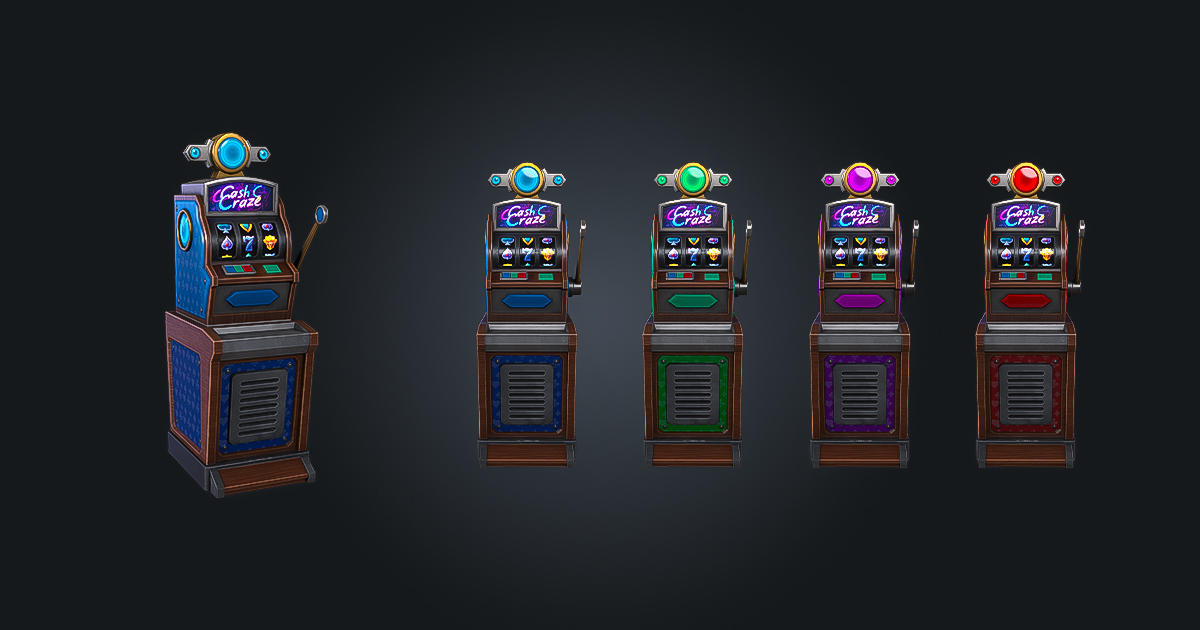 Slot Machine V2 – Casino Gambling | Game Ready PBR | Built-In & URP ...
