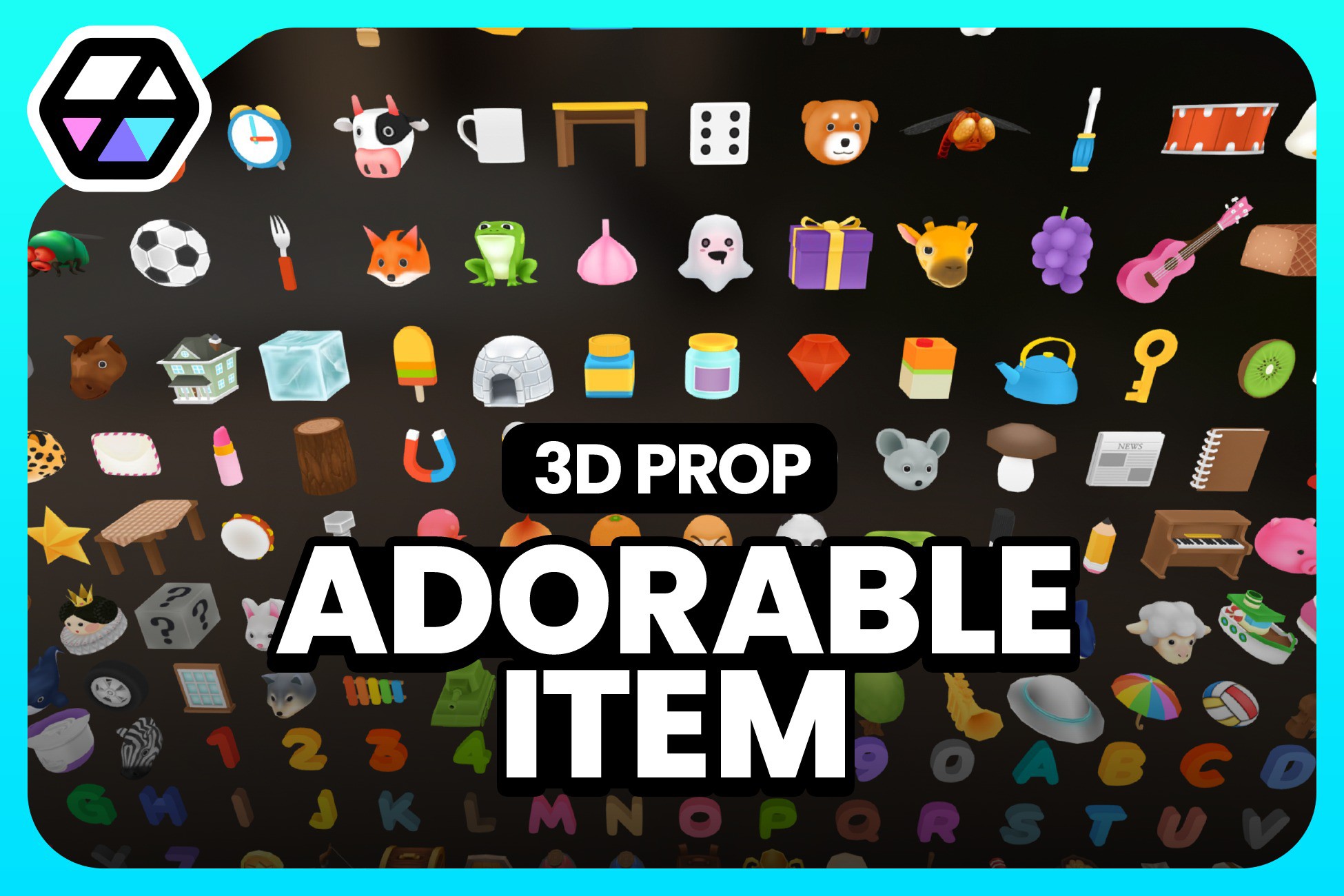 Tall Props Unity 3D Props - Adorable Items | 3D Props | Unity Asset Store