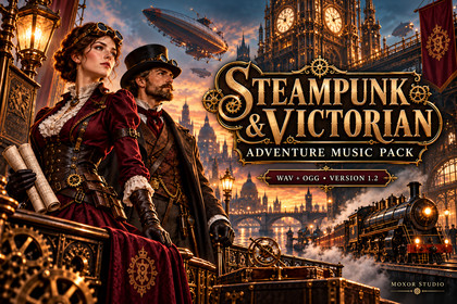 Steampunk & Victorian Adventure Music Pack