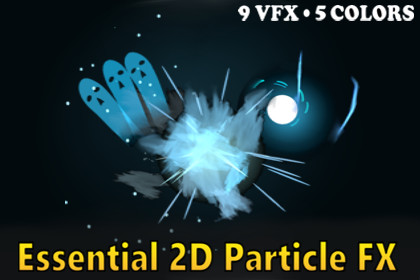 Essential 2D Particle FX – Starter Pack for Platformer Games