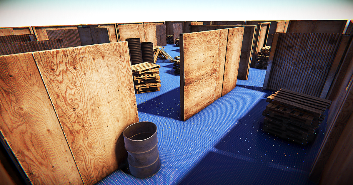 Airsoft Arena Starter Kit 3D 주변환경 Unity Asset Store