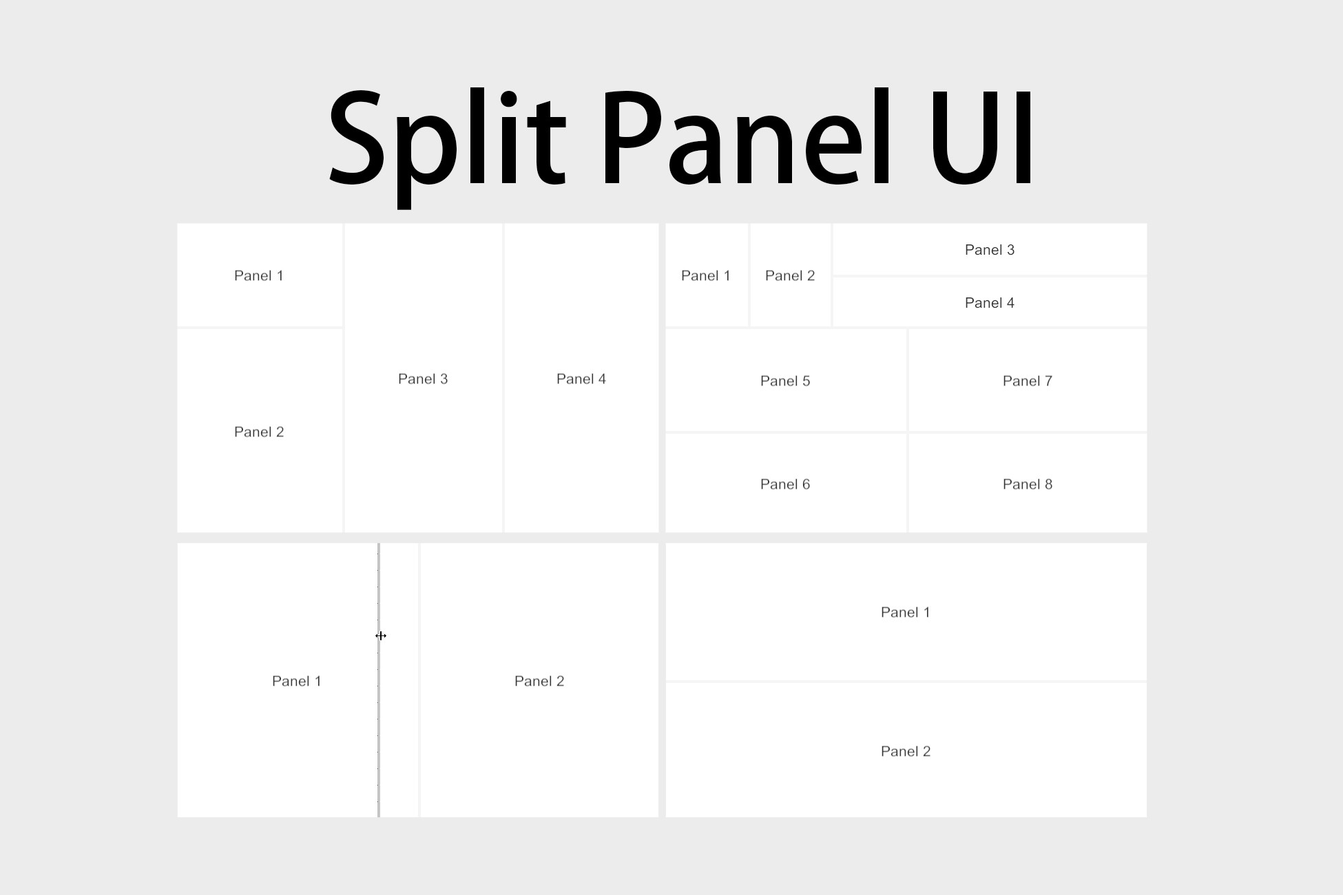Split Panel UI | GUI Tools | Unity Asset Store