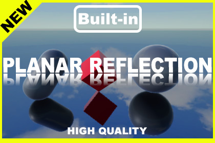 Planar reflection built-in