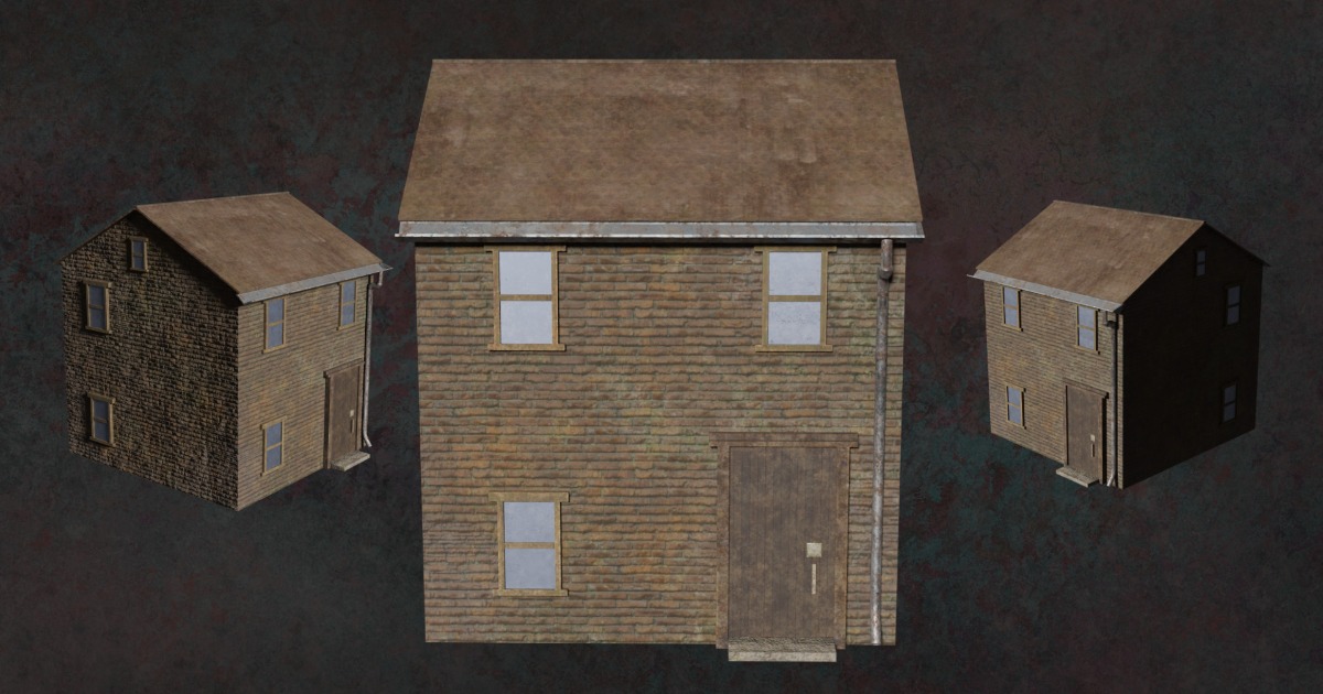 Worker Houses Series Communal Resident G2 - N2 | 3D Exterior | Unity ...