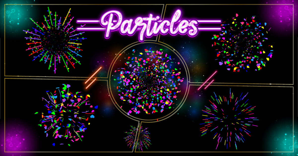 Confetti Particles System FX VFX Particles Unity Asset Store