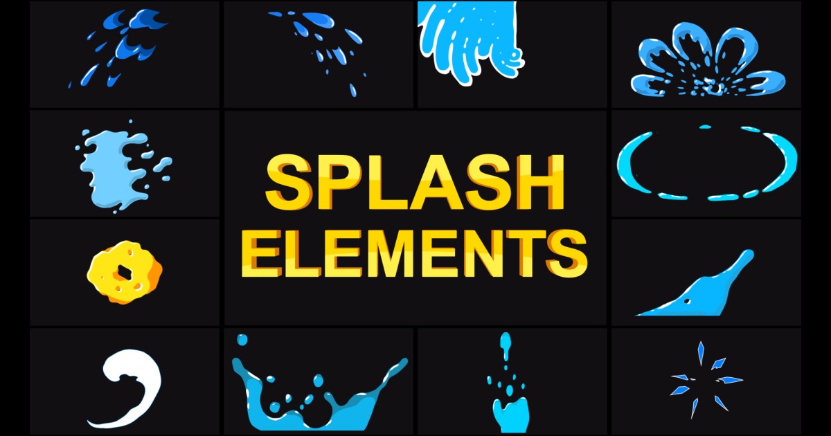 Splash Elements Pack Fire & Explosions Unity Asset Store