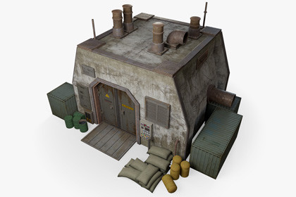 Post-Apocalyptic Industrial Factory