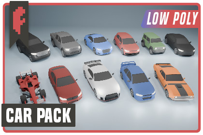 Low-Poly Car Pack