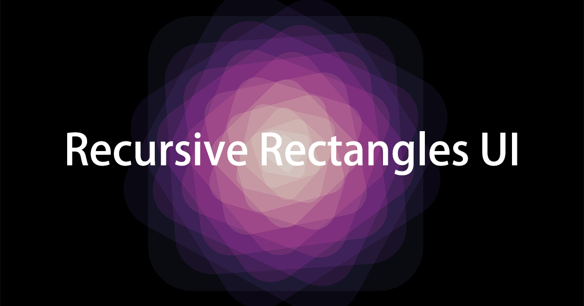 Recursive Rectangles UI By maything | 2D GUI | Unity Asset Store