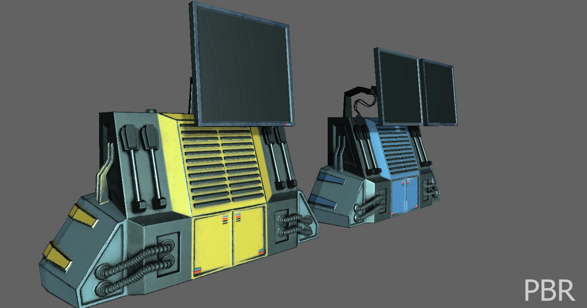 Sci fi Monitors | 3D 科幻 | Unity Asset Store