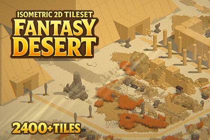 2D Desert Tileset