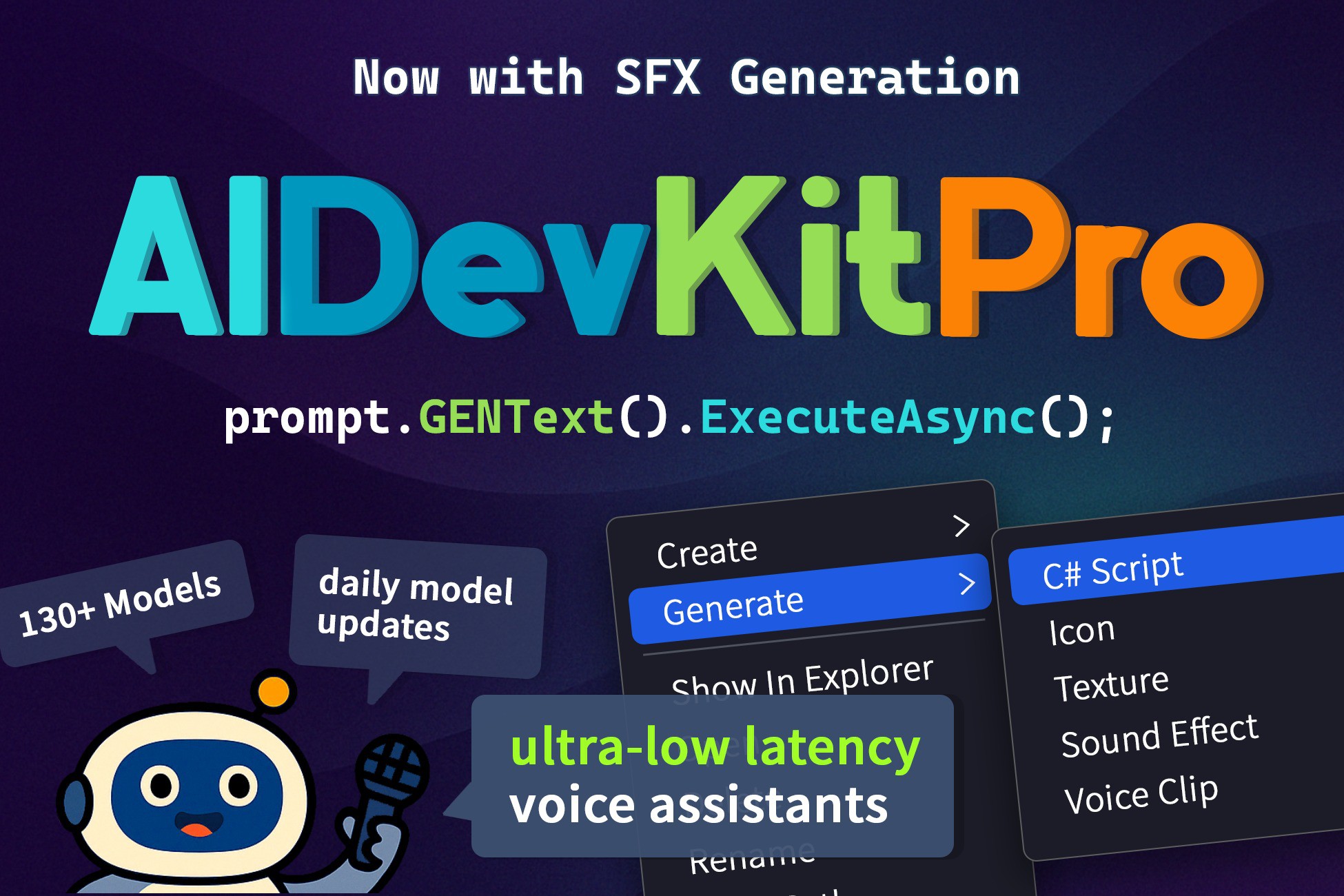 AI DevKit Pro - 450+ AI Models, 4000+ Voices, AI Chat, Image, SFX | AI ...