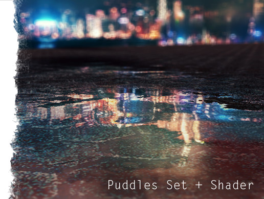 Puddle Set + Shader | 2D Textures & Materials | Unity Asset Store