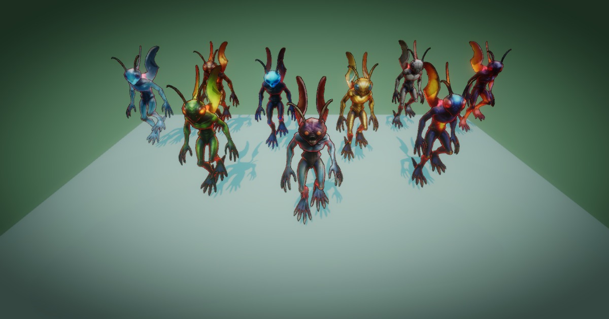 Fantasy Monster 08 – Game Ready (Rigged + Animations) – PixeliusVita ...