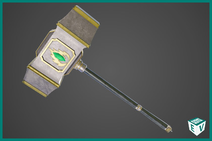 Battle Hammer 02 URP HDRP Textures