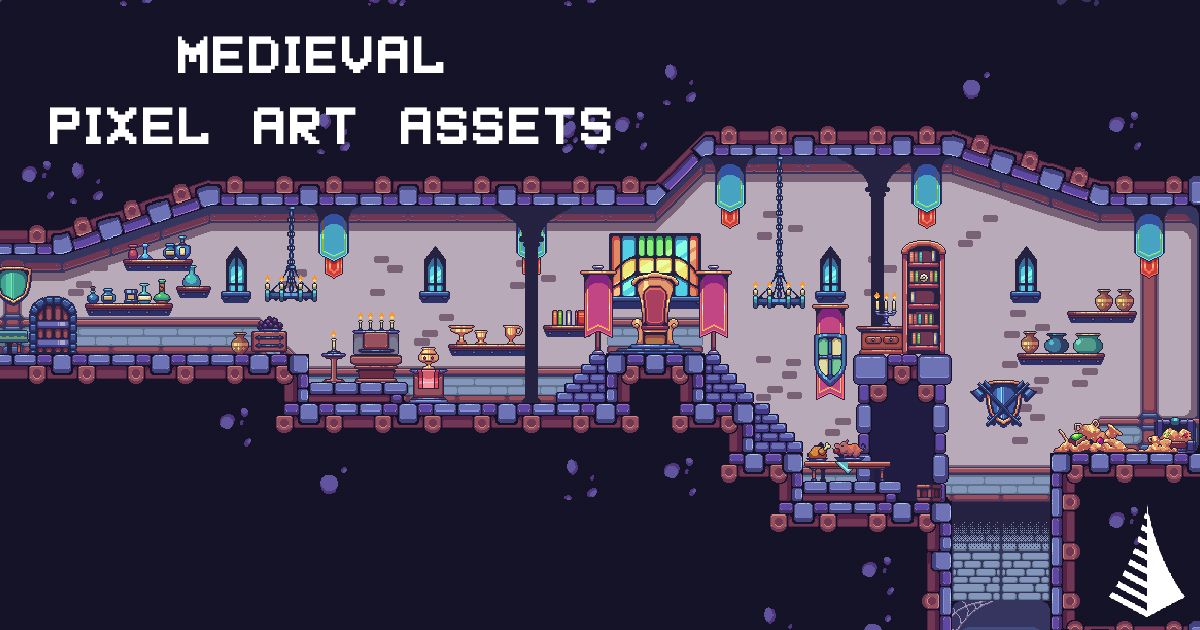 Medieval Graphics Assets Medieval pixel art asset | 2D Environments | Unity Asset Store