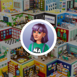 BIG PACK Cozy Cartoon Profession Rooms Interiors 2