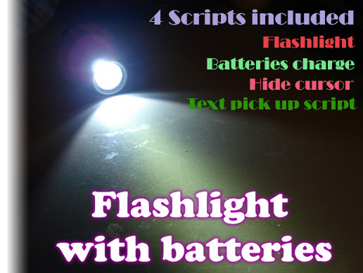Flashlight with Batteries (Script and Models) | ツール | Unity Asset Store