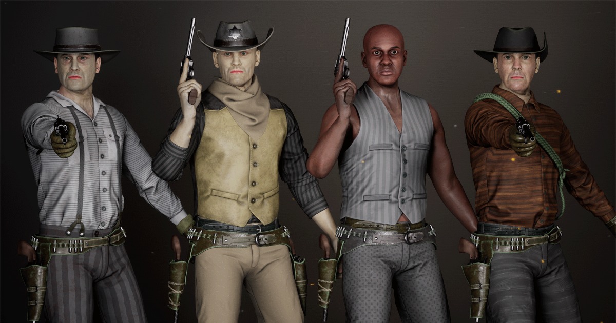 Modular Cowboy | Characters | Unity Asset Store