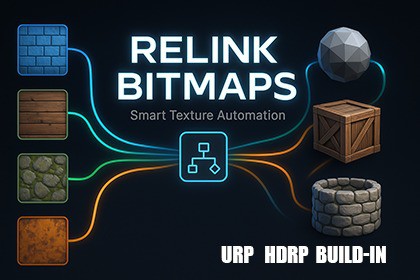 RELINK BITMAPS - Texture Auto-Linker & Material Generator