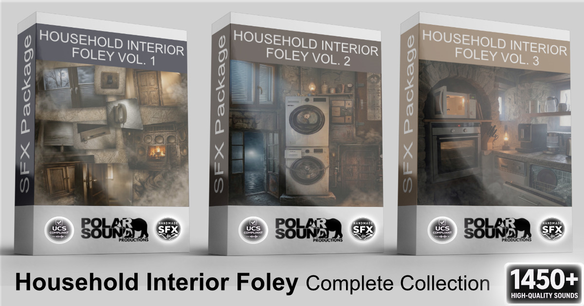 Household Interior Foley - Complete Collection | Foley Sound FX | Unity ...