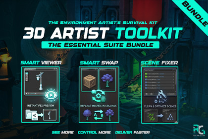 3D Artist toolkit:The Essential Suite Bundle