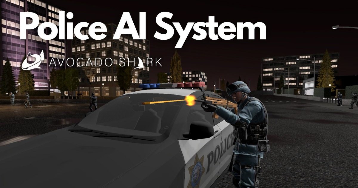 Unity Police Car Police AI System | ビヘイビア AI | Unity Asset Store