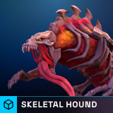 Stylized Fantasy Skeletal Hound