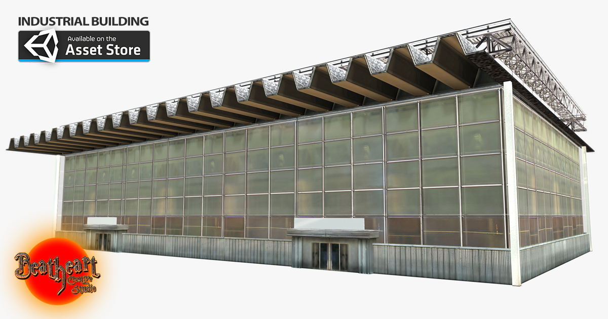 Industrial Building (big and small) | 3D Urban | Unity Asset Store