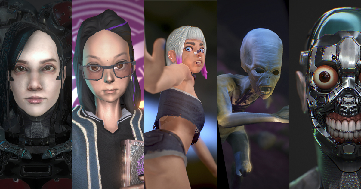 3D Character Pack (4 characters) LuciSoft | 3D Characters | Unity Asset ...