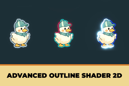 Advanced Outline Shader 2D - Shader by Roam Moon
