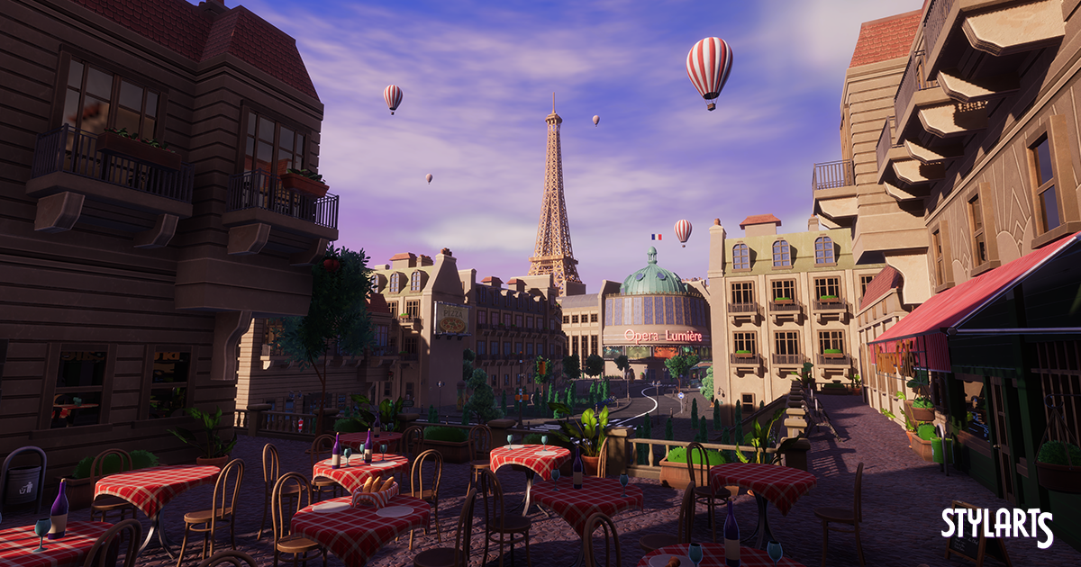 Stylized Paris City | 3D Environments | Unity Asset Store