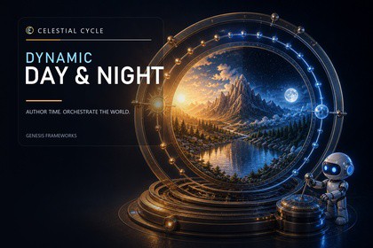 Celestial Cycles: Dynamic Day-Night System