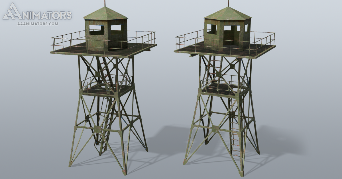 Low Poly Guard Tower 03 | 3D Environments | Unity Asset Store