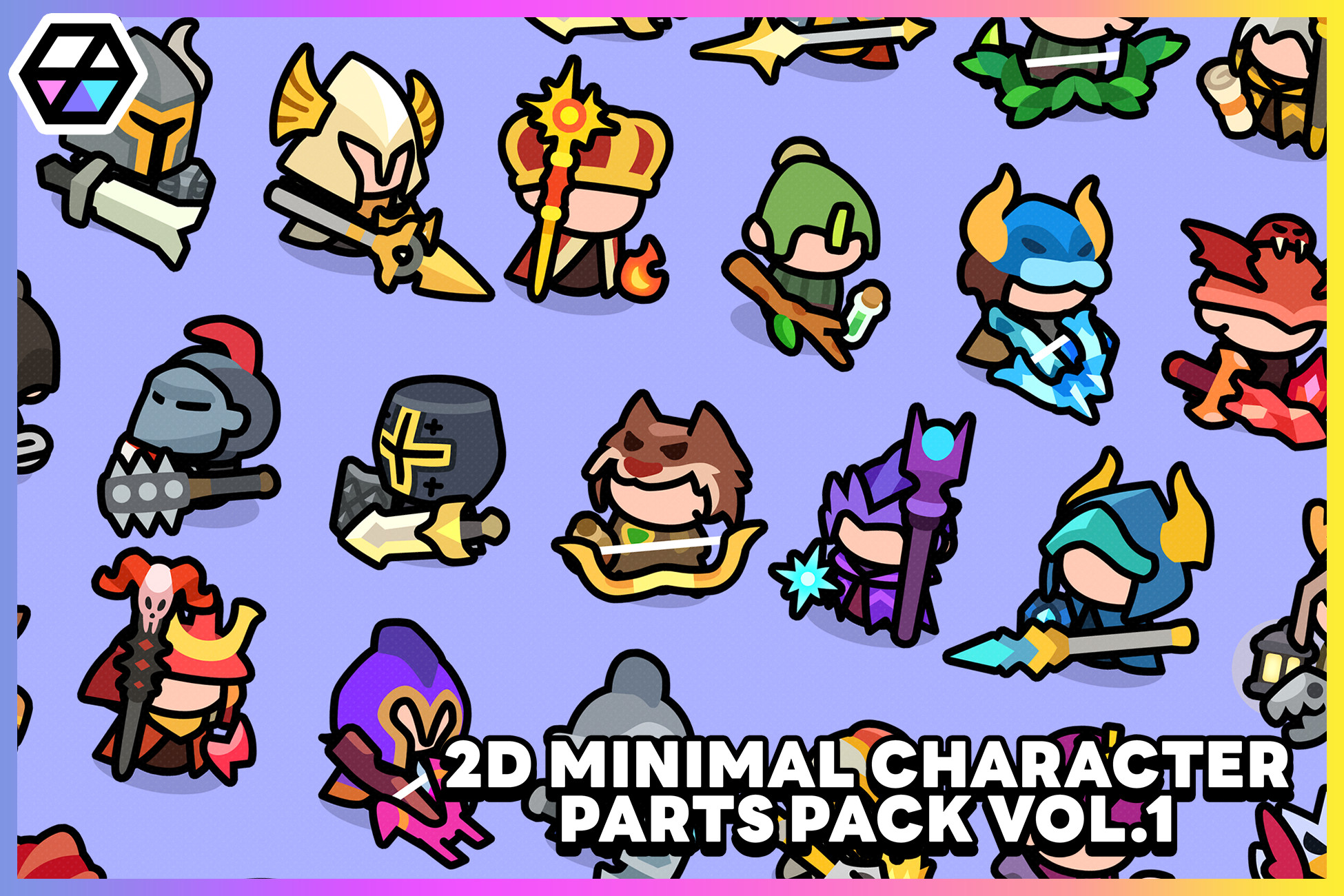 2D Minimal - Character Parts Pack Vol.1 [Expansion]