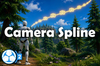 Camera Spline - Game Creator 2